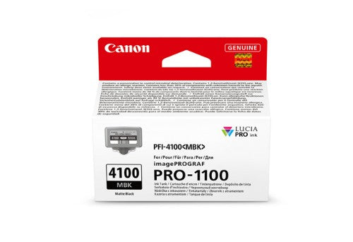Canon PFI-4100MBK MATTE BLACK INK TANK FOR PRO-1100 80ML