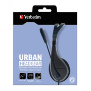 Verbatim Multimedia Headset Wired Calls/Music Black