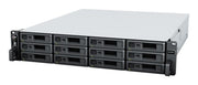 Synology RackStation RS2423+ NAS/storage server Rack (2U) Ryzen Embedded V1780B 8 GB DDR4 0 TB DiskStation Manager Black, Grey