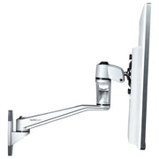StarTech.com Wall Mount Monitor Arm - Articulating Ergonomic VESA Wall Mount Monitor Arm - 20" (52cm) Long - Single Display up to 34" (30.9lb/14kg) - Swivel/Tilt/Rotate - Adjustable Screen Mount - TAA