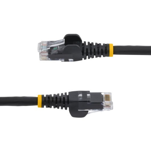 StarTech.com 50cm CAT6 Ethernet Cable - LSZH (Low Smoke Zero Halogen) - 10 Gigabit 250Mhz 100W PoE RJ45 10GbE UTP Network Patch Cord Snagless with Strain Relief - Black, CAT 6, ETL Verified, 24AWG