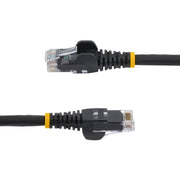 StarTech.com 50cm CAT6 Ethernet Cable - LSZH (Low Smoke Zero Halogen) - 10 Gigabit 250Mhz 100W PoE RJ45 10GbE UTP Network Patch Cord Snagless with Strain Relief - Black, CAT 6, ETL Verified, 24AWG