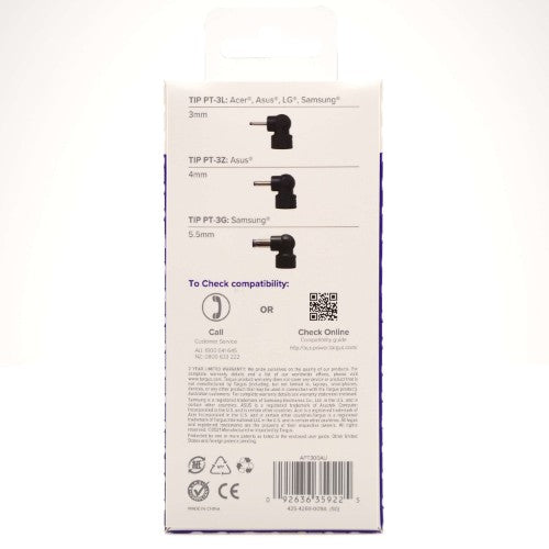 Targus APT300AU wire connector 3L, 3Z, 3G Black