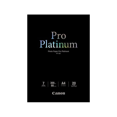 CANON PHOTO PAPER PRO PLATINUM A4 300GSM PACK 20