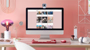Logitech 956-000045 mouse pad Pink