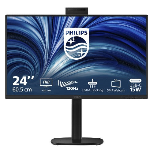 Philips 3000 series 24B2U3301H computer monitor 60.5 cm (23.8") 1920 x 1080 pixels Full HD LCD Black