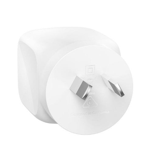 Belkin WCH019AUWH mobile device charger Universal White AC Fast charging Indoor