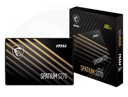 MSI Spatium S270 SATA 2.5 480GB 2.5" Serial ATA III 3D NAND