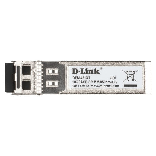 D-Link 10GBase-SR SFP+ Transceiver, 80/300m