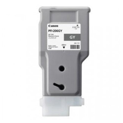 Canon PFI-206GY LUCIA EX GREY INK FO R IPF6400 6450 - 300ML