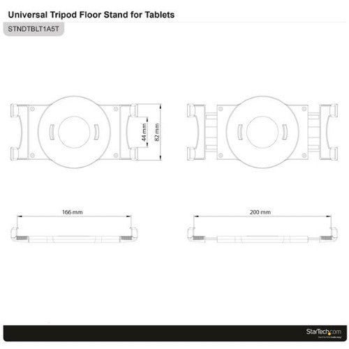 StarTech.com Adjustable Tablet Tripod Stand - TAA