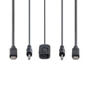 StarTech.com 2-Port USB-C Cable KVM Switch, 4K 60Hz DisplayPort Output, Compact KVM with 4ft/1.2m USB Type-C/Audio Integrated Cables, Bus Powered - Remote Push-Button/Hotkey Switching