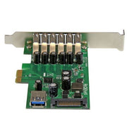 StarTech.com 7-Port PCI Express USB 3.0 Card - 5Gbps - Standard and Low-Profile Design - TAA