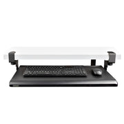 StarTech.com Under-Desk Keyboard Tray, Clamp-on Ergonomic Keyboard Holder, Up to 12kg (26.5lb), Sliding Keyboard and Mouse Drawer with C-Clamps, Height Adjustable Keyboard Tray (3.9/4.7/5.5 in) - TAA