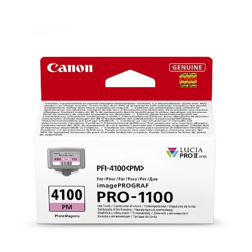 Canon PFI-4100PM PHOTO MAGENTA INK TANK FOR PRO-1100 80ML