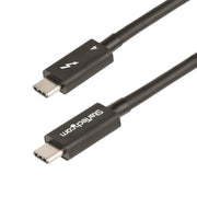 StarTech.com 3.3ft (1m) Thunderbolt 4 Cable - 40Gbps - 100W PD - 4K/8K Video - Intel-Certified Thunderbolt Cable - Compatible w/ USB4/Thunderbolt 3/USB 3.2/USB Type-C/DisplayPort