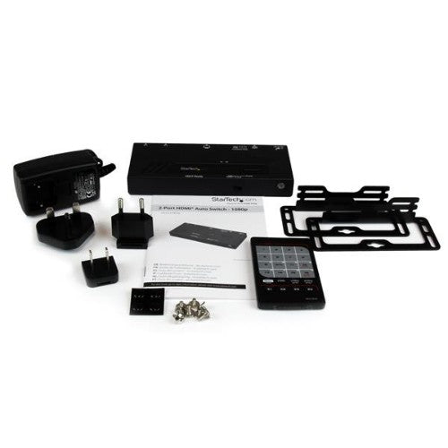 StarTech.com 2 Port HDMI Switch w/ Automatic and Priority Switching - 1080p - TAA