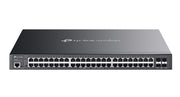 TP-Link Omada 48-Port Gigabit and 4-Port 10GE SFP+ L2+ Managed Switch with 48-Port PoE+