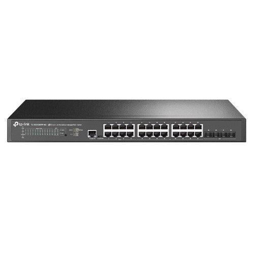 TP-Link Omada 24-Port 2.5GBASE-T and 4-Port 10GE SFP+ L2+ Managed Switch with 16-Port PoE+ & 8-Port PoE++
