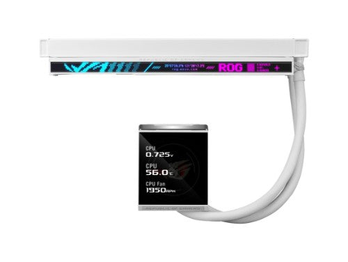 ASUS ROG Strix LC IV 360 ARGB LCD White Edition Processor Liquid cooling kit 12 cm