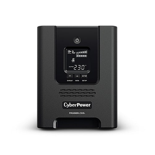 CyberPower PR3000ELCDSL uninterruptible power supply (UPS) Line-Interactive 3 kVA 2700 W 9 AC outlet(s)