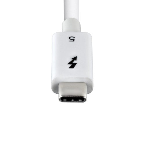 StarTech.com 2.6ft (80cm) Thunderbolt 5 Cable, 80Gbps/Up to 120Gbps, 240W PD, 8K 60Hz, Certified Thunderbolt Cable, Compatible w/Thunderbolt 4/USB4/USB-C - White