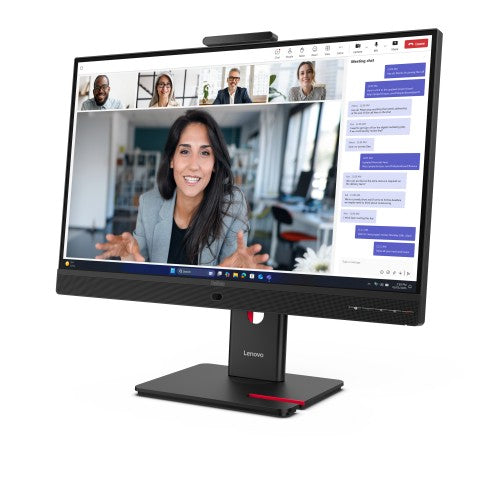 Lenovo ThinkVision T24-4v computer monitor 60.5 cm (23.8") 1920 x 1080 pixels Full HD LCD Black