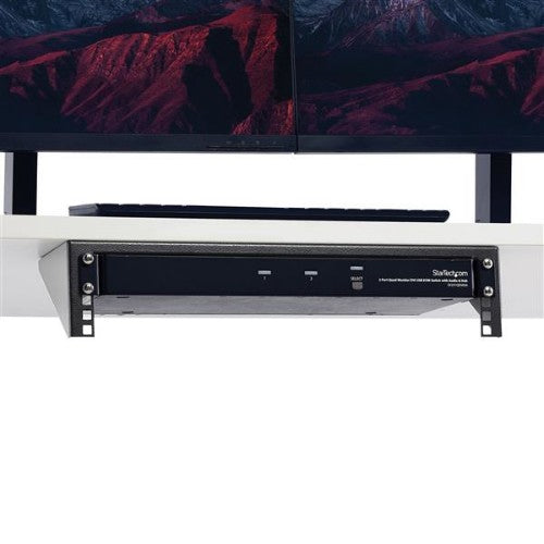 StarTech.com 2U Vertical Wall Mount Patch Panel Bracket - Steel Rack Mount Bracket w/Hardware for 19" Network, Server and Data Equipment - TAA