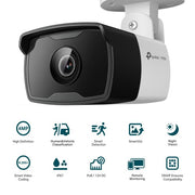 TP-Link VIGI C340I 4MM security camera Bullet IP security camera Outdoor 2560 x 1440 pixels Ceiling/Wall/Pole