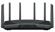 Synology RT6600ax Router WiFi6 1xWAN 3xGbE 1x2.5Gb wireless router Tri-band (2.4 GHz / 5 GHz / 5 GHz) Black
