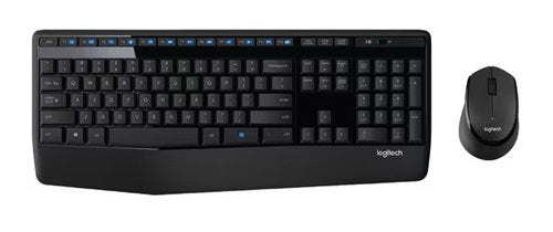 Logitech MK345 Comfort Wireless and Mouse Combo keyboard Mouse included Office RF Wireless QWERTY English Black