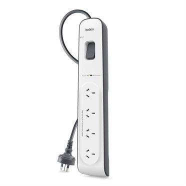Belkin BSV400AU2M surge protector Grey, White 4 AC outlet(s) 2 m