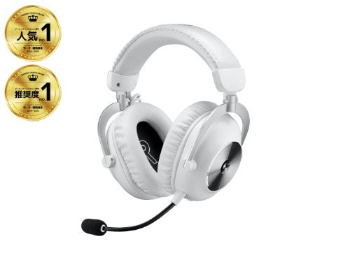 Logitech G PRO X 2 LIGHTSPEED Headset Wireless Head-band Gaming USB Type-C Bluetooth White