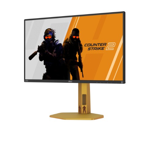 AOC G4 CS25G computer monitor 62.2 cm (24.5") 1920 x 1080 pixels Full HD LCD Black, Gold