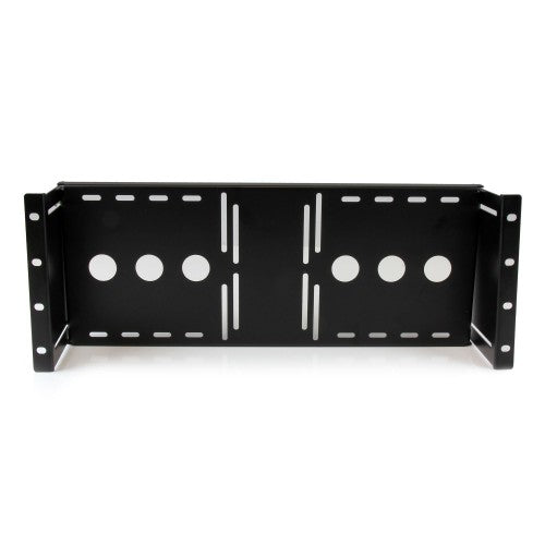 StarTech.com 4U Universal VESA LCD Monitor Mounting Bracket for 19-inch Rack or Cabinet - TAA Compliant - Cold-Pressed Steel Bracket