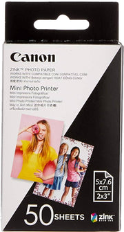 Canon MPPP50 MINI PHOTO PRINTER - 50 SHEETS - ZP-2030-50 - ZINC