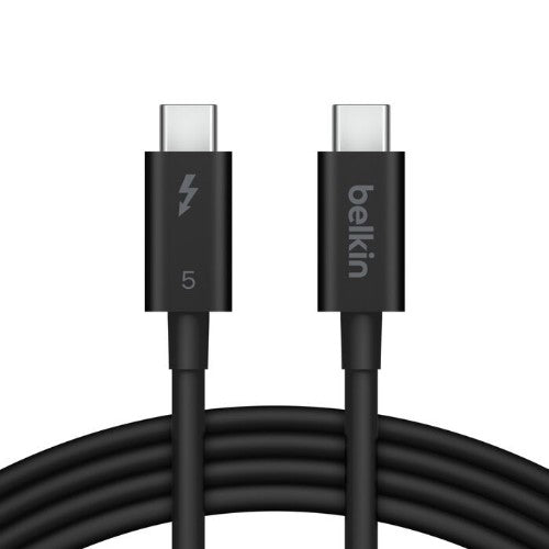 Belkin INZ005FQ1MBK Thunderbolt cable 1 m 120 Gbit/s Black