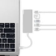 ALOGIC Ultra USB-C Dock UNI - 2 x USB-A (USB 3.0); 1 x USB-C (Data/PD 100W); 1 x SD Card Slot; 1 x Micro SD Card Slot; 1 x HDMI 4K @30Hz - Silver