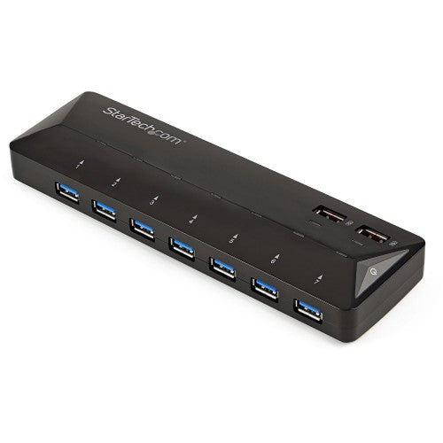 StarTech.com 7-Port USB 3.0 Hub (5Gbps) plus Dedicated Charging Ports - 2 x 2.4A Ports