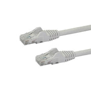 StarTech.com 2m CAT6 Ethernet Cable - White CAT 6 Gigabit Ethernet Wire -250MHz 100W PoE RJ45 UTP Network/Patch Cord Snagless w/Strain Relief Individually Tested