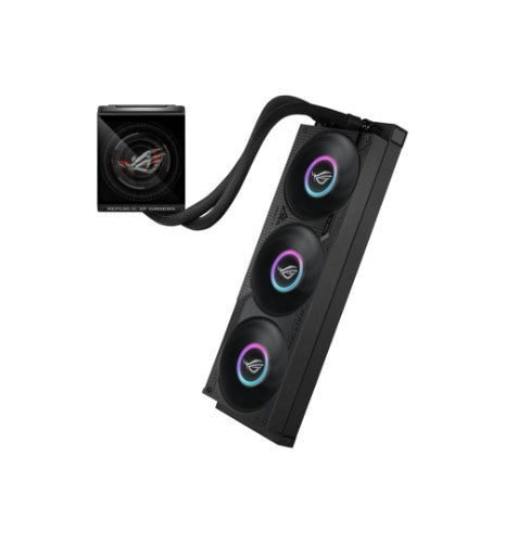 ASUS ROG Strix LC IV 360 ARGB LCD Processor Liquid cooling kit 12 cm Black