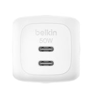 Belkin WCH019AUWH mobile device charger Universal White AC Fast charging Indoor