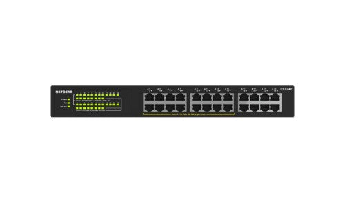 NETGEAR GS324P Unmanaged Gigabit Ethernet (10/100/1000) Power over Ethernet (PoE) Black
