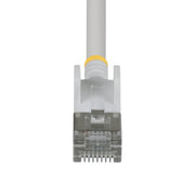 StarTech.com 1m White Ultra Slim Cat6A Ethernet Cable, Snagless, FTP, Pure Bare Copper Wire, 34AWG Slim RJ45 Network Patch Cord, Individually Tested