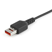 StarTech.com 3ft (1m) Secure Charging Cable – USB-A to Micro USB Data Blocker Charge-Only Cable – Power-Only Charger Cable for Phone/Tablet – Data Blocking USB Protector Adapter Cable