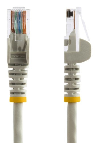 StarTech.com Cat5e Patch Cable with Snagless RJ45 Connectors - 5 m, Grey