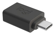 Logitech 956-000029 cable gender changer USB C USB A Black