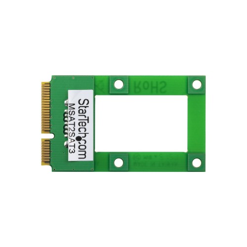 StarTech.com SATA Drive to mSATA Host Adapter for 2.5in / 3.5in SATA Drives - TAA