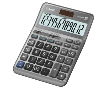 Casio DF-120FM calculator Desktop Financial Grey