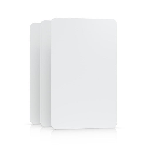 Ubiquiti Access Card, White, A Pack, Highly-Secure NFC Cards Used For Access Control Within UniFi.